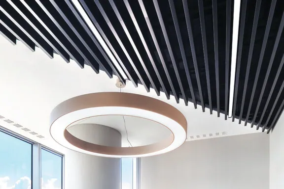 Metal Baffle ceiling in Chennai